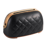 Maxbell Tissue Holder Built in Spring Inside Stylish Non Slip Tissue Cover for Hotel Black