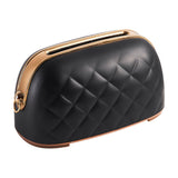 Maxbell Tissue Holder Built in Spring Inside Stylish Non Slip Tissue Cover for Hotel Black