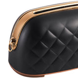 Maxbell Tissue Holder Built in Spring Inside Stylish Non Slip Tissue Cover for Hotel Black