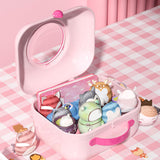 Maxbell Hair Bow Holder Hair Clips Container Storage Box for Girls Hair Pin Barrette Rabbit