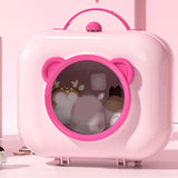 Maxbell Hair Bow Holder Hair Clips Container Storage Box for Girls Hair Pin Barrette Bear