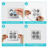 Maxbell 20 Pieces Disposable Shower Drain Catcher Floor Sink Strainer Filter Sticker