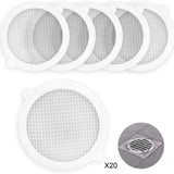 Maxbell 20 Pieces Disposable Shower Drain Catcher Floor Sink Strainer Filter Sticker