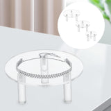 Maxbell 3 Pieces Acrylic Display Riser Organizer Pedestal Stand Clear Product Stand