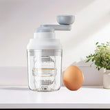 Maxbell Egg Shaker Kitchen Gadget Egg Homogenizer for Cooking Tool Restaurant Baking White