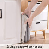 Maxbell Dirty Laundry Basket with Handle Washing Basket for Closets Travel Organizer Coffee