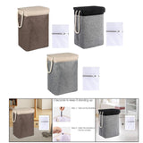 Maxbell Dirty Laundry Basket with Handle Washing Basket for Closets Travel Organizer Coffee