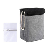 Maxbell Dirty Laundry Basket with Handle Washing Basket for Closets Travel Organizer Deep gray