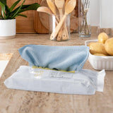 Maxbell Cleaning Cloth Absorbent Wet and Dry Reusable for Kitchen Windows Blue