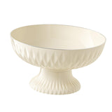 Maxbell Decorative Pedestal Bowl Organization for Table Centerpiece Living Room Home Round