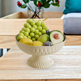 Maxbell Decorative Pedestal Bowl Organization for Table Centerpiece Living Room Home Flower