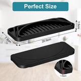 Maxbell Refrigerator Water Drip Tray Silicone for Water Dispenser Fridge Ice Machine black