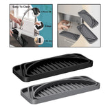 Maxbell Refrigerator Water Drip Tray Silicone for Water Dispenser Fridge Ice Machine black