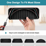 Maxbell Refrigerator Water Drip Tray Silicone for Water Dispenser Fridge Ice Machine black
