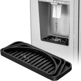 Maxbell Refrigerator Water Drip Tray Silicone for Water Dispenser Fridge Ice Machine black