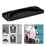Maxbell Refrigerator Water Drip Tray Silicone for Water Dispenser Fridge Ice Machine black