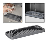 Maxbell Refrigerator Water Drip Tray Silicone for Water Dispenser Fridge Ice Machine gray