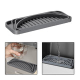 Maxbell Refrigerator Water Drip Tray Silicone for Water Dispenser Fridge Ice Machine gray