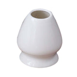 Maxbell 2x Traditional Japanese Matcha Bowl and Whisk Holder for Tea Ceremony Office White