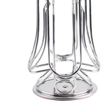 Maxbell Coffee Pod Holder Iron Elegant Coffee Capsule 360 Degree Rotating Stand Rack