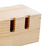 Maxbell Power Strip Box Portable Cable Management Box for Office Protects TV USB Hubs