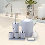 Maxbell Bathroom Accessories Set Elegant Tumbler 8 Piece for Clubs Office Countertop