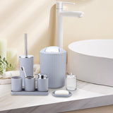 Maxbell Bathroom Accessories Set Elegant Tumbler 8 Piece for Clubs Office Countertop