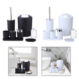 Maxbell Bathroom Accessories Set Housewarming Gift 8 Piece for Household Hotel Clubs black