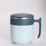 Maxbell Electric Protein Shaker Bottle Electric Mixing Cup for Other Beverage Coffee blue