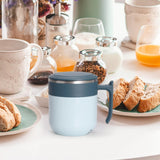 Maxbell Electric Protein Shaker Bottle Electric Mixing Cup for Other Beverage Coffee blue