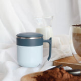 Maxbell Electric Protein Shaker Bottle Electric Mixing Cup for Other Beverage Coffee blue