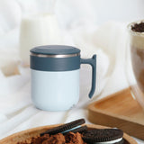 Maxbell Electric Protein Shaker Bottle Electric Mixing Cup for Other Beverage Coffee blue