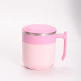 Maxbell Electric Protein Shaker Bottle Electric Mixing Cup for Other Beverage Coffee pink