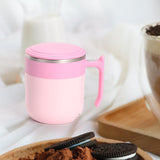 Maxbell Electric Protein Shaker Bottle Electric Mixing Cup for Other Beverage Coffee pink