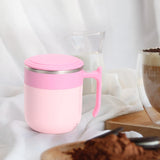 Maxbell Electric Protein Shaker Bottle Electric Mixing Cup for Other Beverage Coffee pink