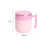 Maxbell Electric Protein Shaker Bottle Electric Mixing Cup for Other Beverage Coffee pink
