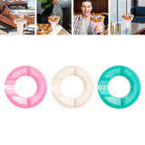 Maxbell Snack Bowl for 40oz Cup Resuable Durable Snack Rings for Home Office Camping Pink