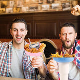 Maxbell Snack Bowl for 40oz Cup Resuable Durable Snack Rings for Home Office Camping Pink