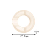 Maxbell Snack Bowl for 40oz Cup Resuable Durable Snack Rings for Home Office Camping Beige