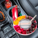 Maxbell Snack Bowl for 40oz Cup Resuable Durable Snack Rings for Home Office Camping Beige