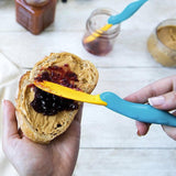 Maxbell Mixing Batter Scraper Sauce Jar Silicone Scraper for Baking Stirring Cooking Style A