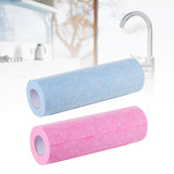 Maxbell Cleaning Rag Reusable Portable Dish Cloths for Car Kitchen Tableware Blue