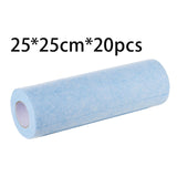 Maxbell Cleaning Rag Reusable Portable Dish Cloths for Car Kitchen Tableware Blue