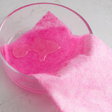 Maxbell Cleaning Rag Reusable Portable Dish Cloths for Car Kitchen Tableware Pink