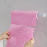Maxbell Cleaning Rag Reusable Portable Dish Cloths for Car Kitchen Tableware Pink