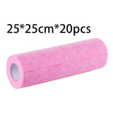 Maxbell Cleaning Rag Reusable Portable Dish Cloths for Car Kitchen Tableware Pink