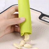 Maxbell Silicone Garlic Peeler Effortlessly Easy Quick to Peeled Garlic Peeling Tube Blue