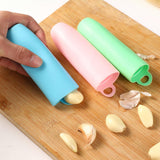 Maxbell Silicone Garlic Peeler Effortlessly Easy Quick to Peeled Garlic Peeling Tube Blue