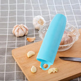 Maxbell Silicone Garlic Peeler Effortlessly Easy Quick to Peeled Garlic Peeling Tube Blue