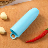 Maxbell Silicone Garlic Peeler Effortlessly Easy Quick to Peeled Garlic Peeling Tube Blue